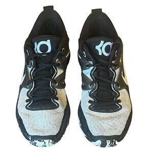 Nike KD 15 Refuge Black & White Mens Low Basketball Sneakers 7, Womens 8.5, UK 6